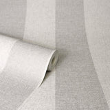 York Finn Grey Chevron Stripe Wallpaper