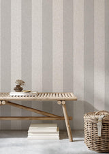 York Finn Grey Chevron Stripe Wallpaper