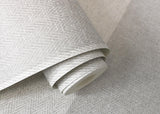 York Finn Grey Chevron Stripe Wallpaper