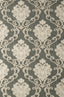 York Florentine Charcoal Damask Wallpaper