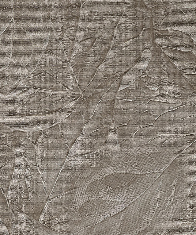 York Aspen Stone Leaf Wallpaper