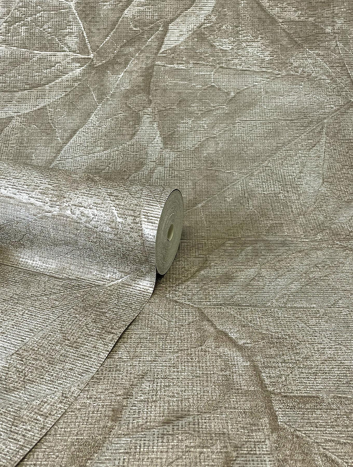 York Aspen Stone Leaf Wallpaper