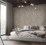 York Aspen Stone Leaf Wallpaper