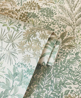 York Meilani Green Palm Landscape Wallpaper