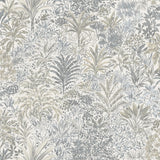 York Meilani Natural & Grey Palm Landscape Wallpaper