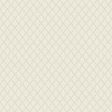 York Santina White & Silver Trellis Wallpaper