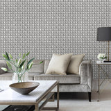 York Romero Grey 3D Geometric Wallpaper