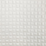 York Romero White 3D Geometric Wallpaper