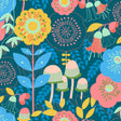 York Dream Garden Teal Peel & Stick Wallpaper