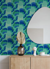 York Retro Esme Aqua Peel & Stick Wallpaper