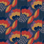 York Retro Esme Navy Peel & Stick Wallpaper
