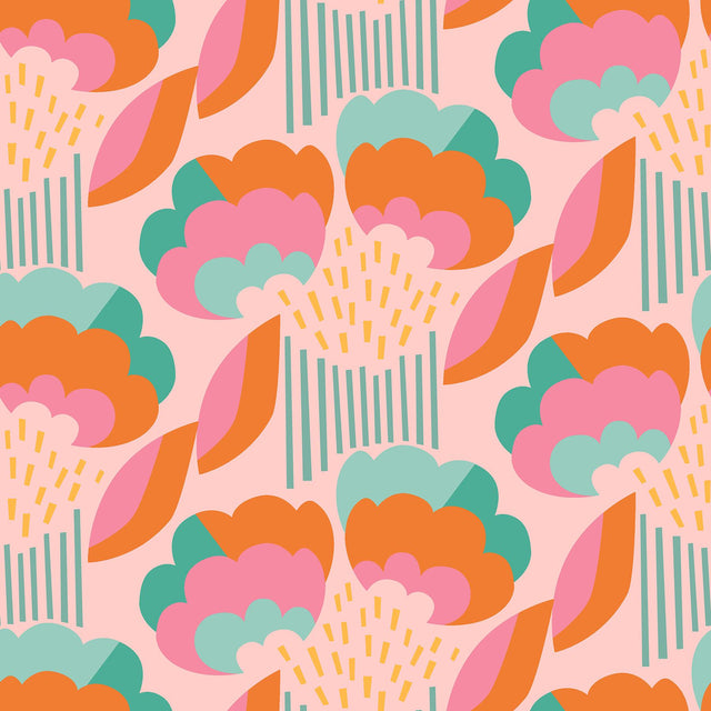 York Retro Esme Pink Peel & Stick Wallpaper