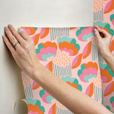 York Retro Esme Pink Peel & Stick Wallpaper