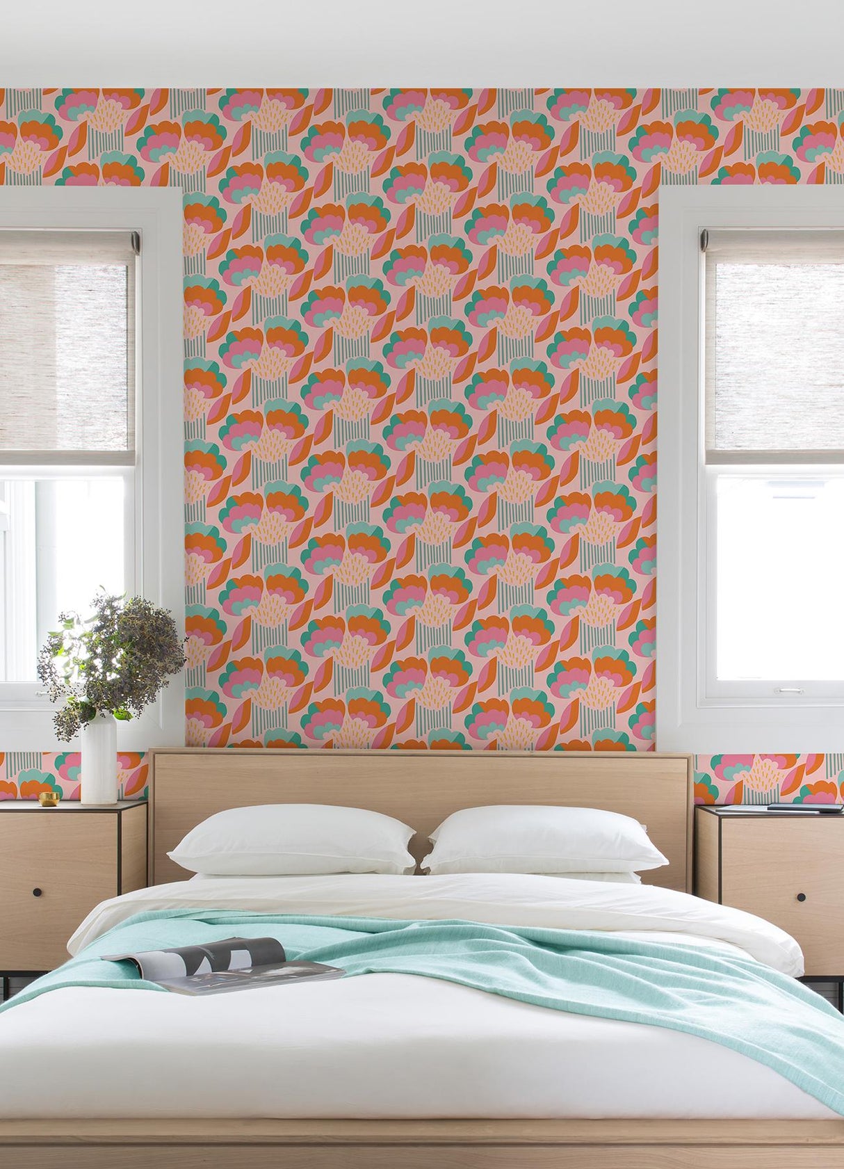 York Retro Esme Pink Peel & Stick Wallpaper