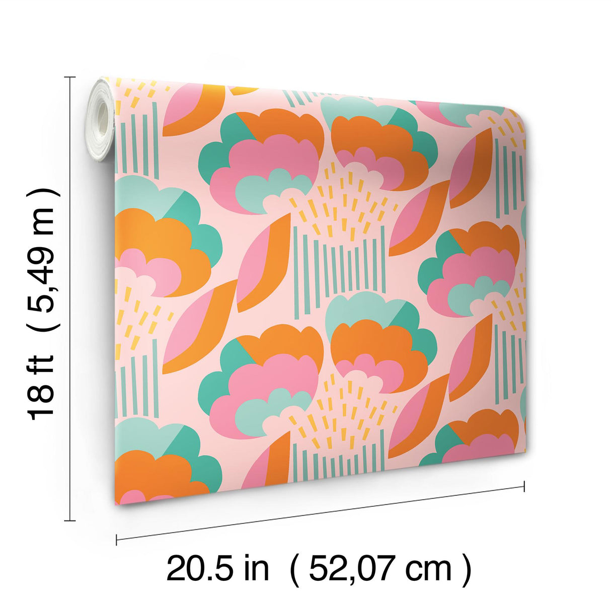 York Retro Esme Pink Peel & Stick Wallpaper