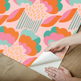 York Retro Esme Pink Peel & Stick Wallpaper
