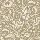 York Jeani Light Brown Peel & Stick Wallpaper