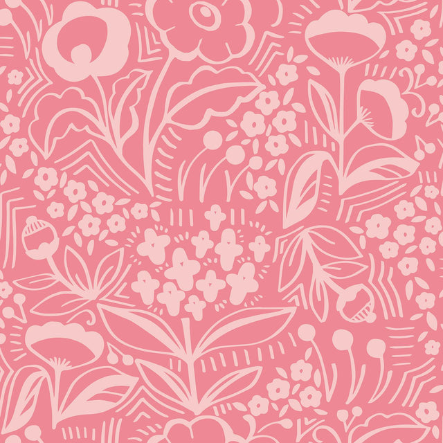 York Jeani Pink Peel & Stick Wallpaper