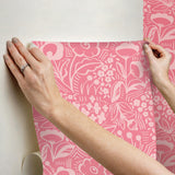 York Jeani Pink Peel & Stick Wallpaper