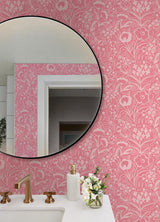 York Jeani Pink Peel & Stick Wallpaper