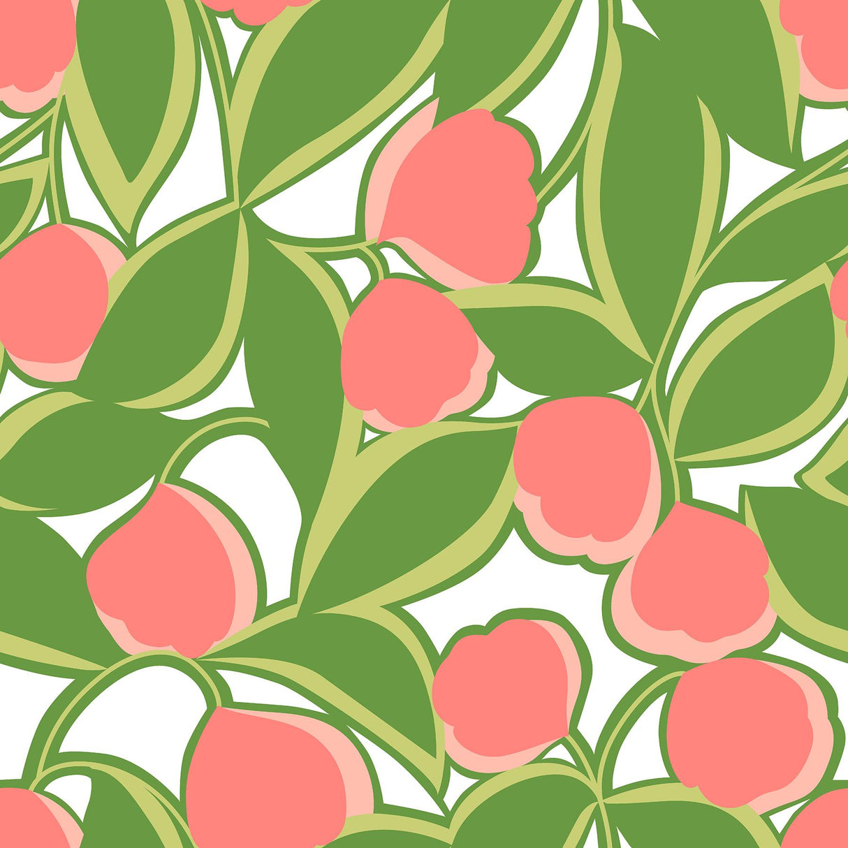 York Talia Green Peel & Stick Wallpaper