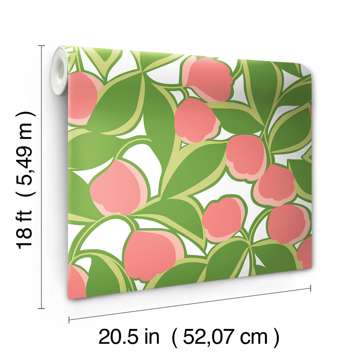 York Talia Green Peel & Stick Wallpaper