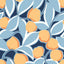 York Talia Light Blue Peel & Stick Wallpaper
