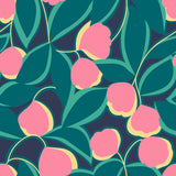 York Talia Navy Peel & Stick Wallpaper