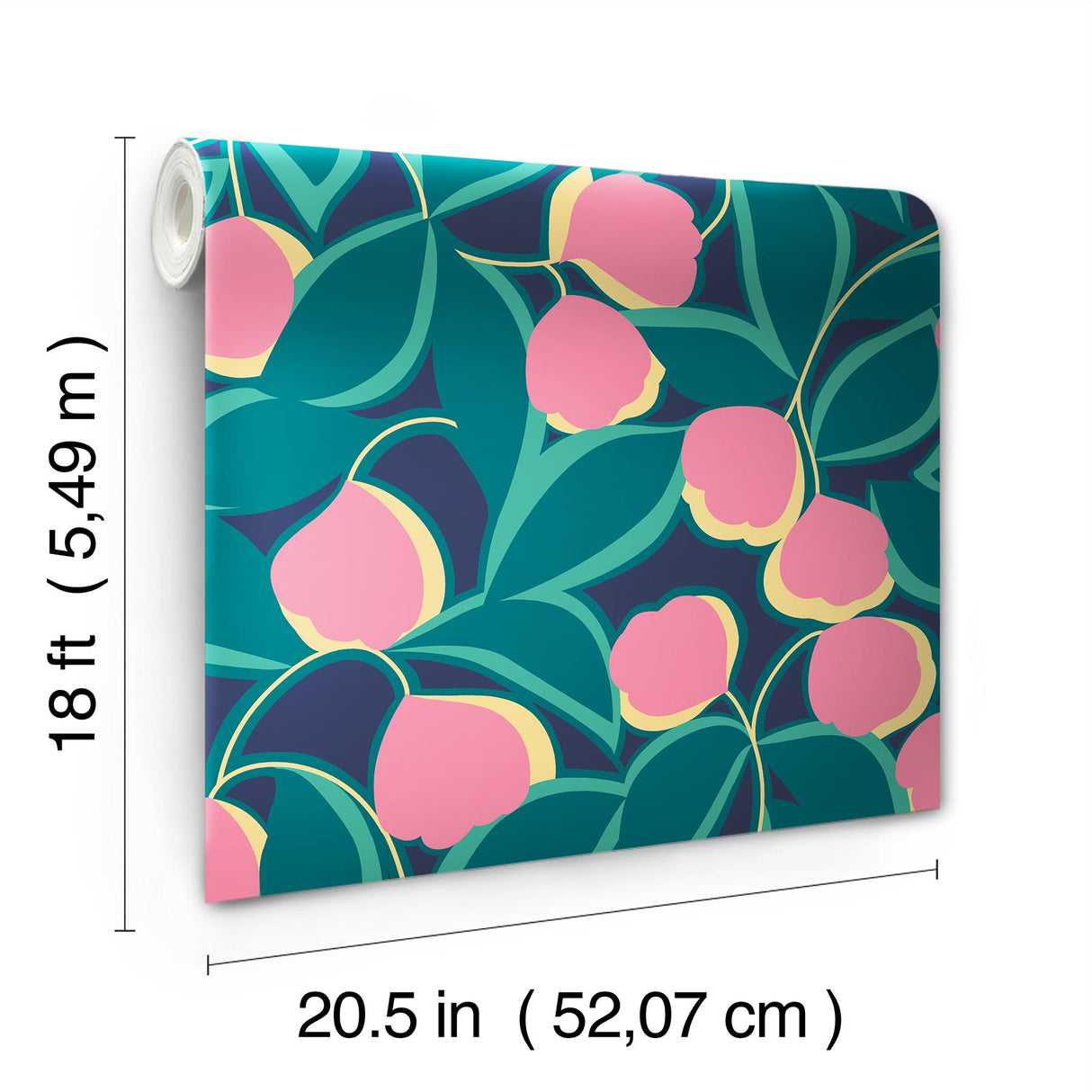 York Talia Navy Peel & Stick Wallpaper