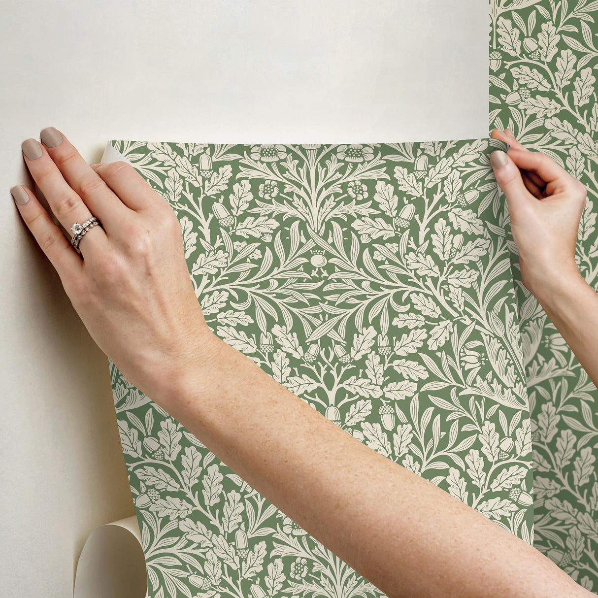 York Acorn Forest Peel and Stick Wallpaper