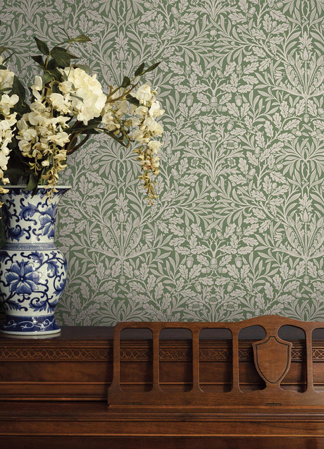 York Acorn Forest Peel and Stick Wallpaper