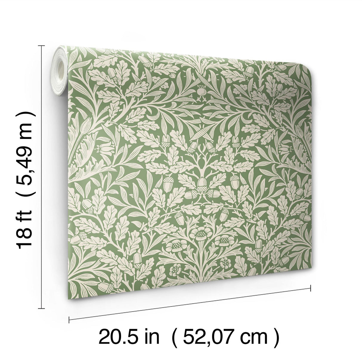York Acorn Forest Peel and Stick Wallpaper
