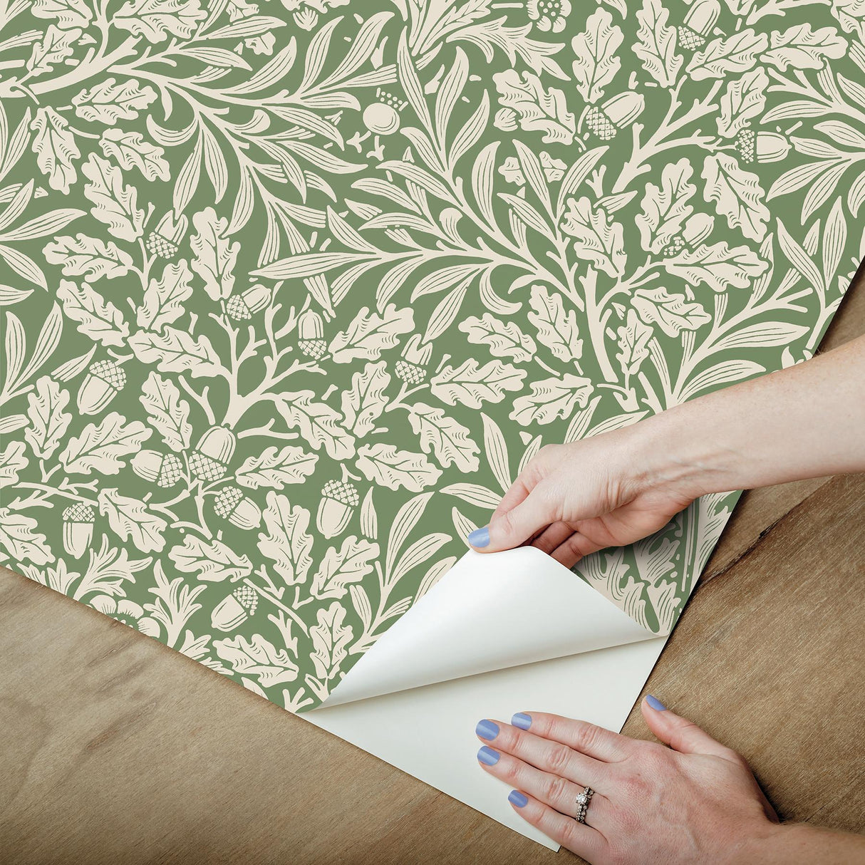York Acorn Forest Peel and Stick Wallpaper