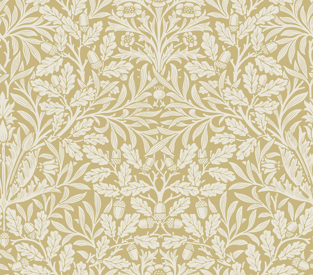 York Acorn Cowslip Peel and Stick Wallpaper