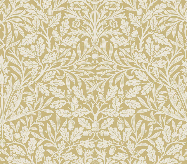 York Acorn Cowslip Peel and Stick Wallpaper