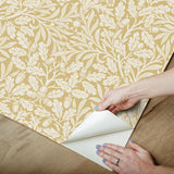 York Acorn Cowslip Peel and Stick Wallpaper