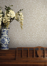 York Acorn Wheat Peel and Stick Wallpaper