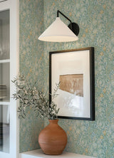 York Golden Lily Sea Glass Peel and Stick Wallpaper