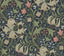 York Golden Lily Indigo and Rose Peel and Stick Wallpaper