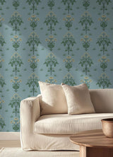 York Meadow Sweet Woad and Forest Peel and Stick Wallpaper