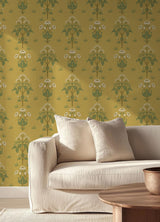 York Meadow Sweet Saffron and Thyme Peel and Stick Wallpaper