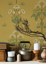 York Meadow Sweet Saffron and Thyme Peel and Stick Wallpaper