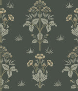 York Meadow Sweet Bayleaf and Manilla Peel and Stick Wallpaper