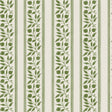York Rosehip Stripe Boughs Green Peel and Stick Wallpaper