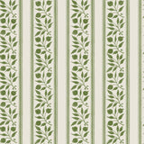 York Rosehip Stripe Boughs Green Peel and Stick Wallpaper