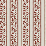 York Rosehip Stripe Madder Peel and Stick Wallpaper