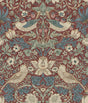 York Strawberry Thief Madder Peel and Stick Wallpaper
