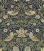 York Strawberry Thief Ink Blue Peel and Stick Wallpaper