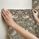 York Strawberry Thief Mole Peel and Stick Wallpaper