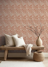 York Willow Boughs Carmine Peel and Stick Wallpaper